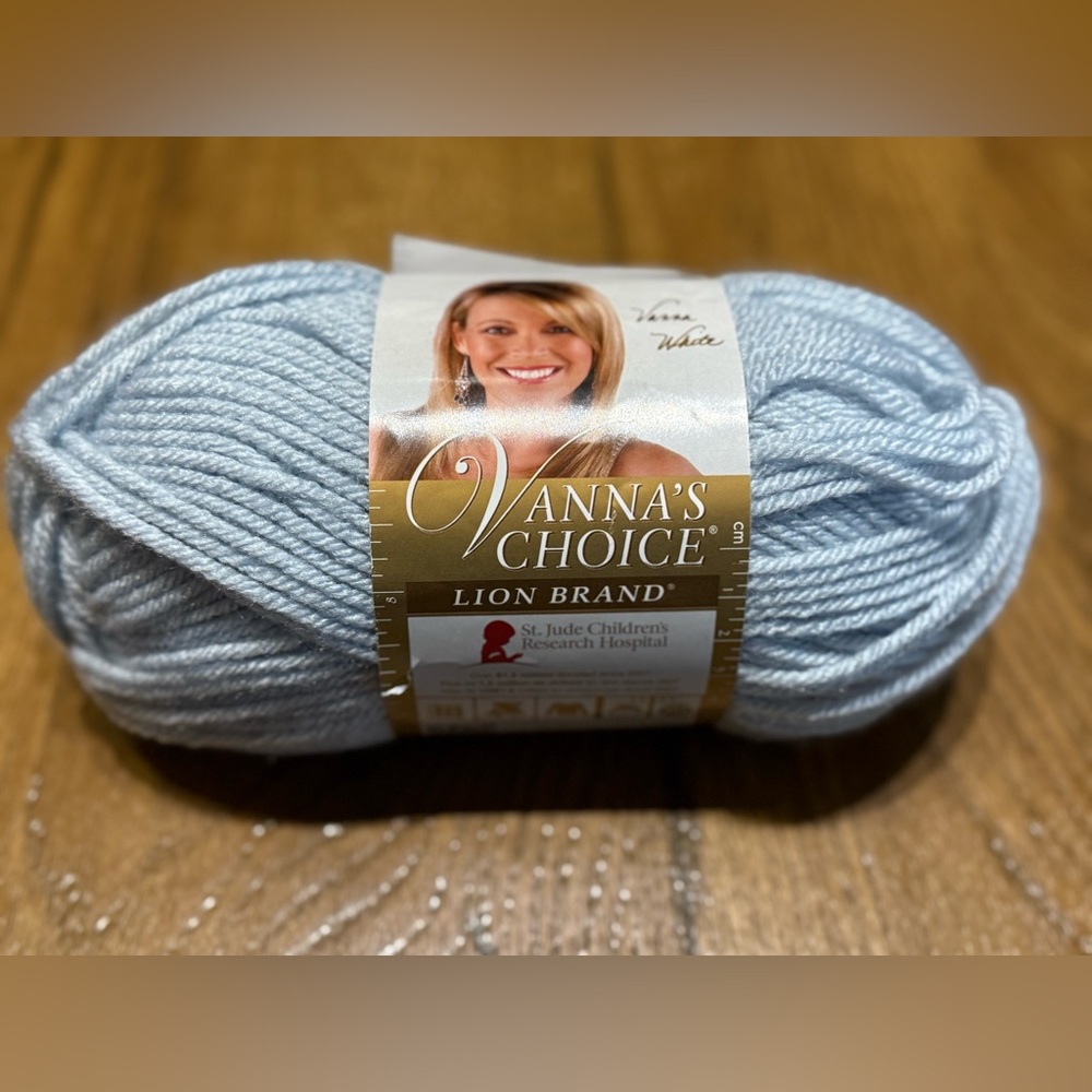 Lion Brand Vanna's Choice Yarn - Silver Blue